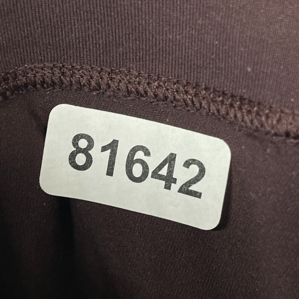 LULULEMON Leggings 6 Align Cropped High Rise Running Training Yoga Stretch Brown - Picture 12 of 12